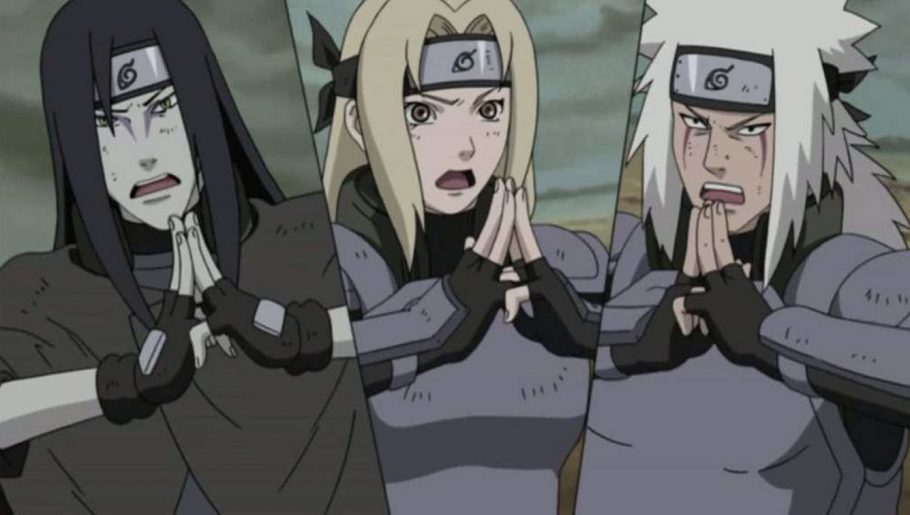 Os três Sannin de Naruto conseguiriam vencer os 6 Caminhos de Pain juntos?