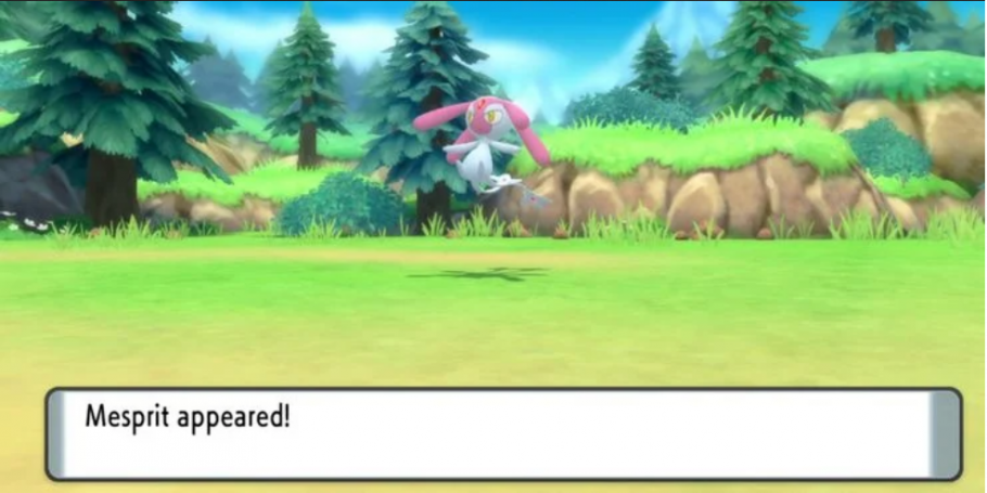 Pokémon Diamond Pearl Mesprit