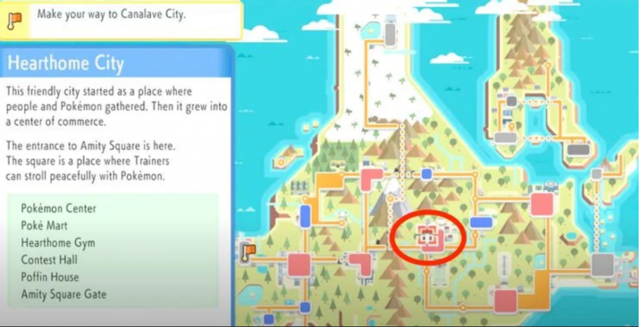 Hearthome City e Amity Square Pokémon Platinum Detonado #10 