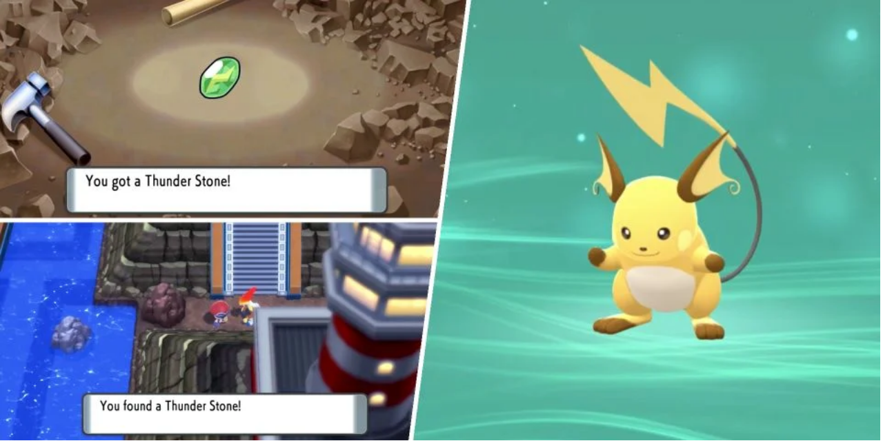 Pokémon Brilliant Diamond e Shining Pearl - localização das pedras