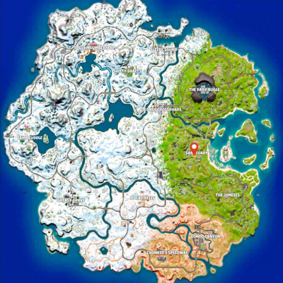 Fortnite derrotar Fundação
