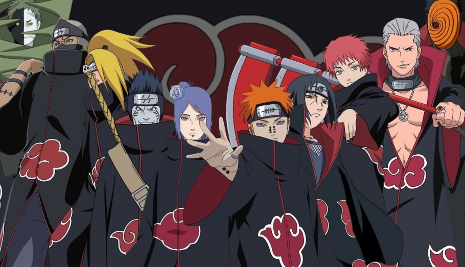 Fã de Naruto imaginou os personagens de Bob Esponja como membros da Akatsuki