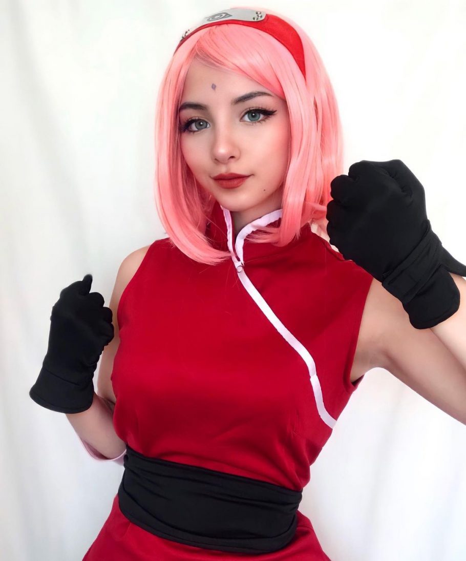 Naruto - Cosplayer recriou lindamente a Sakura Haruno