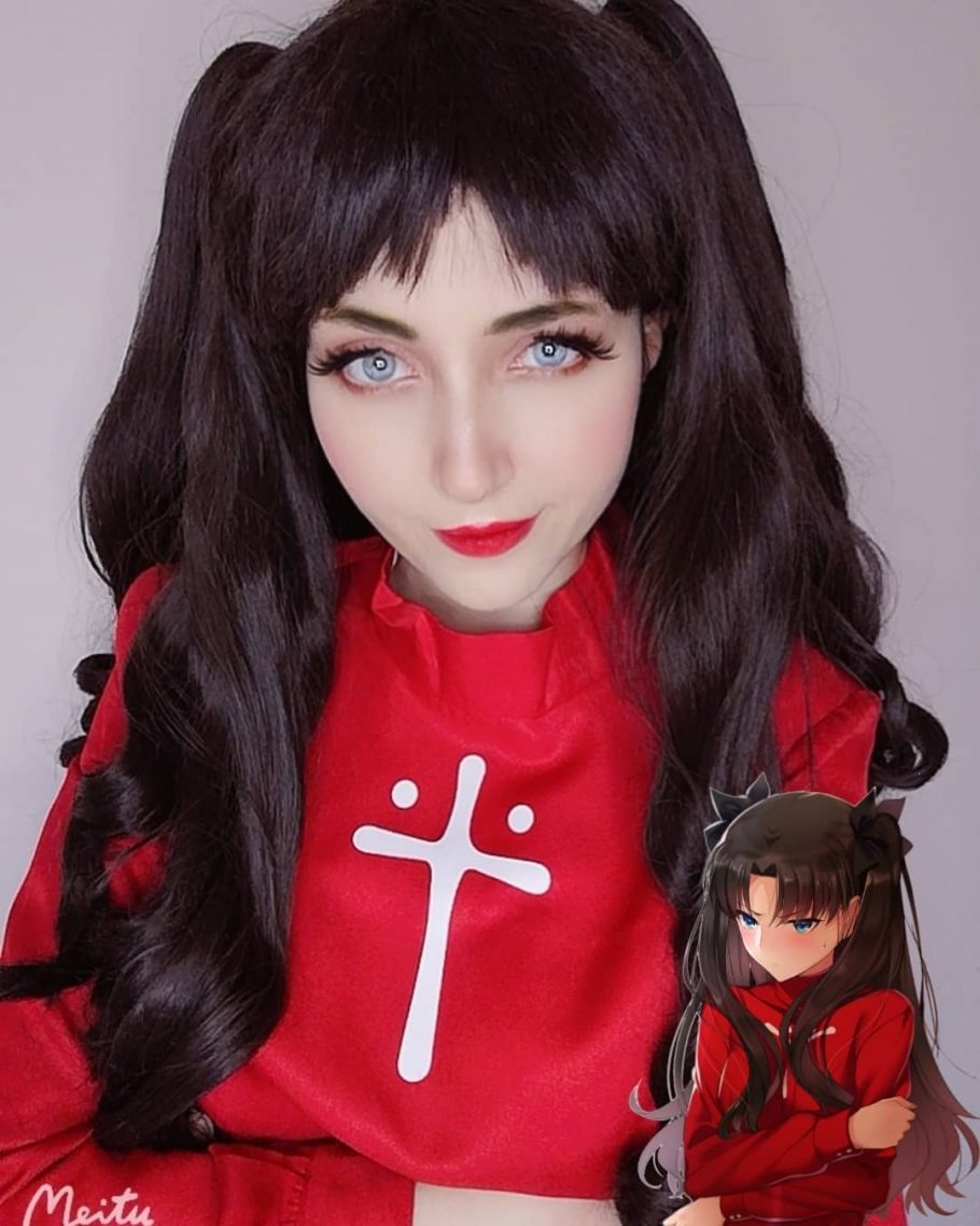 Fate - Cosplayer recriou lindamente a Rin Tohsaka