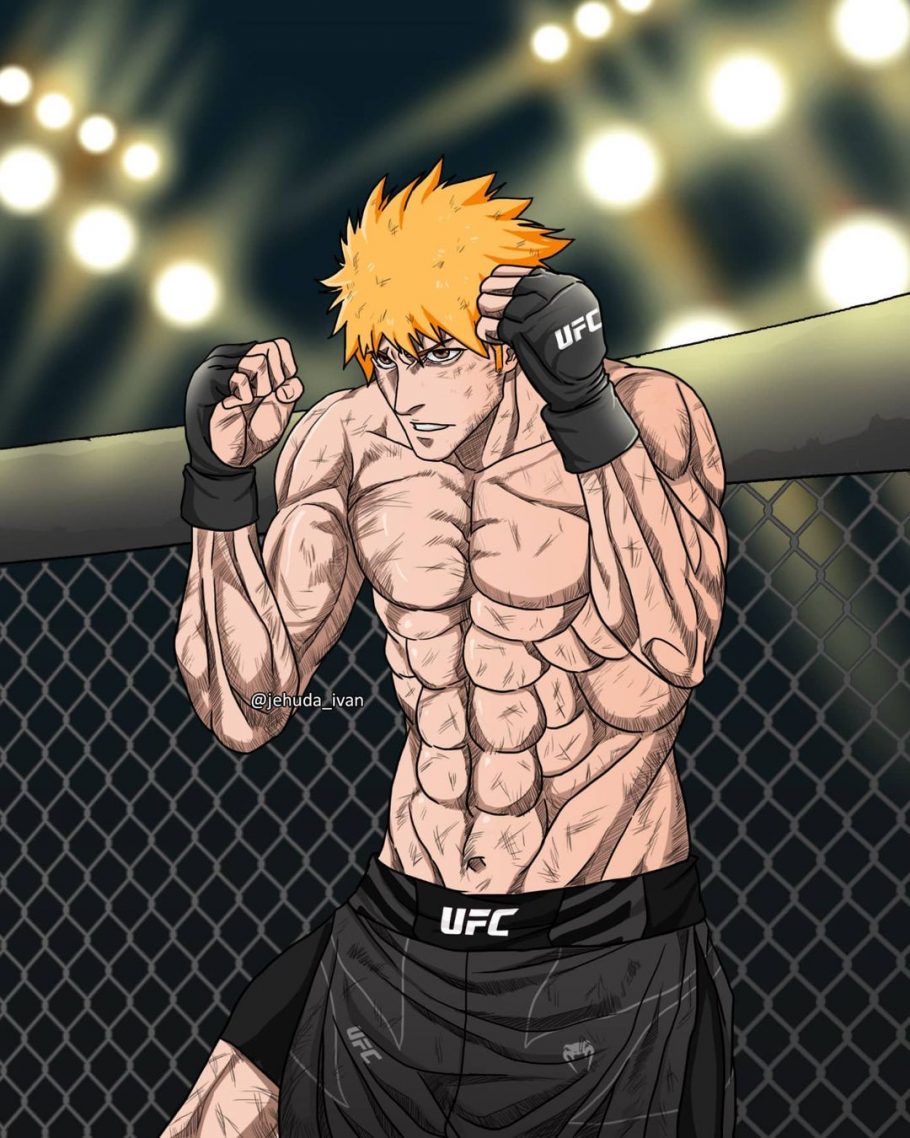 Bleach - Artista imaginou Ichigo como um lutador de UFC