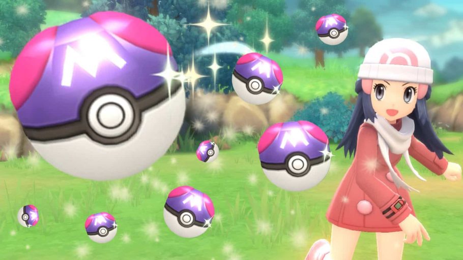pokémon brilliant diamond e shining pearl master balls