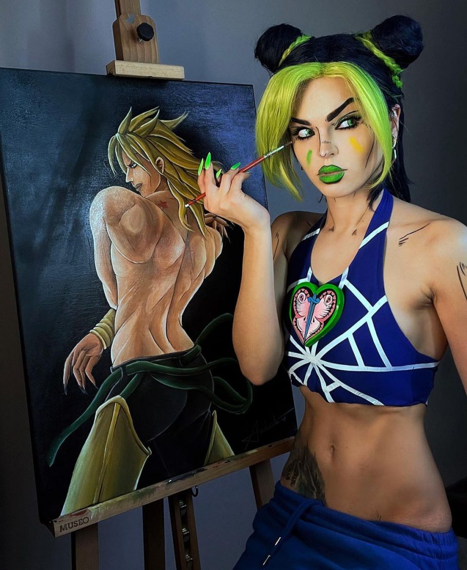 Cosplayer recriou com precisão a Jolyne de Jojo Stone Ocean