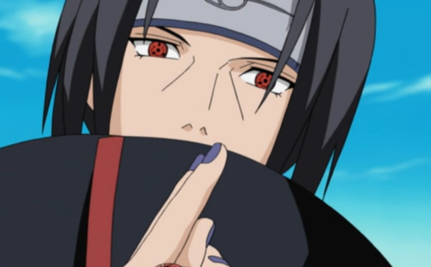 Naruto - Itachi precisa de contato visual com o seu oponente para aplicar um genjutsu?