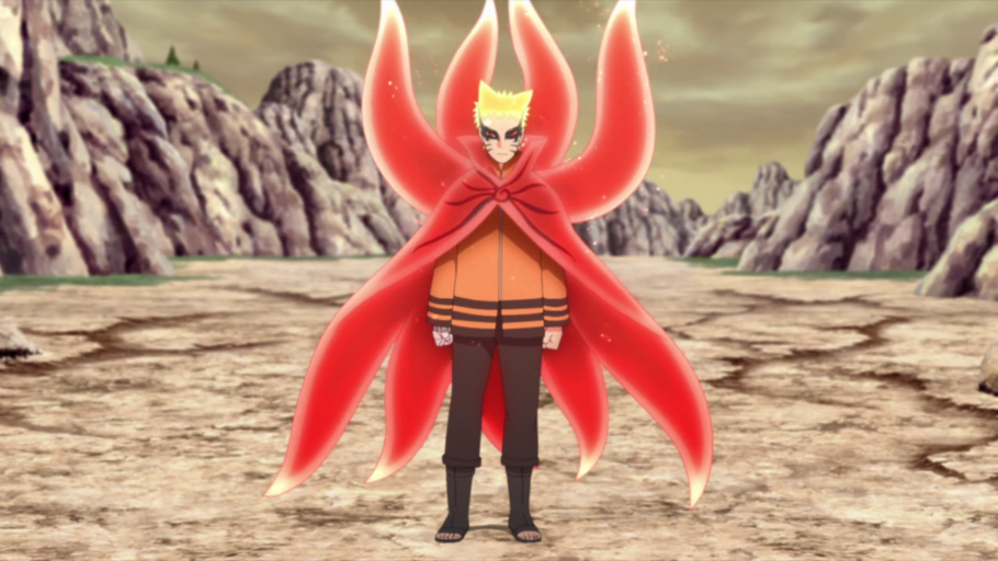 Afinal, outros Jinchuurikis poderiam usar o modo Barion em Boruto?