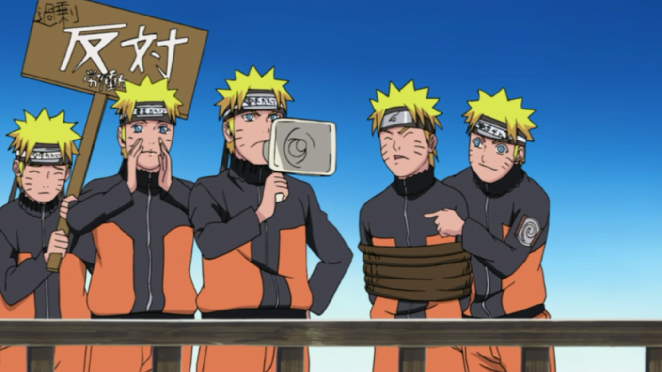 Por que Naruto usa tanto o jutsu de clones das sombras?