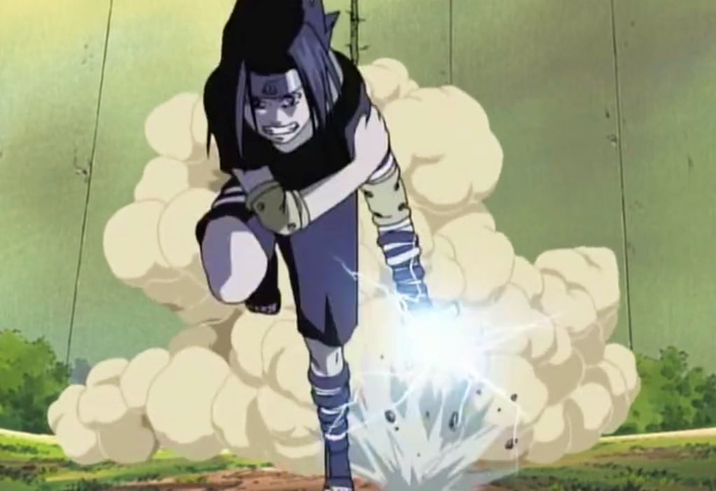 Qual a primeira vez que o Chidori foi utilizado em Naruto