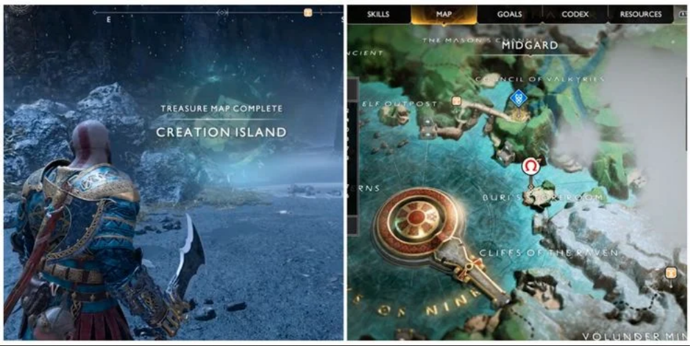 God of War: Como encontrar e resolver todos os 12 mapas do tesouro