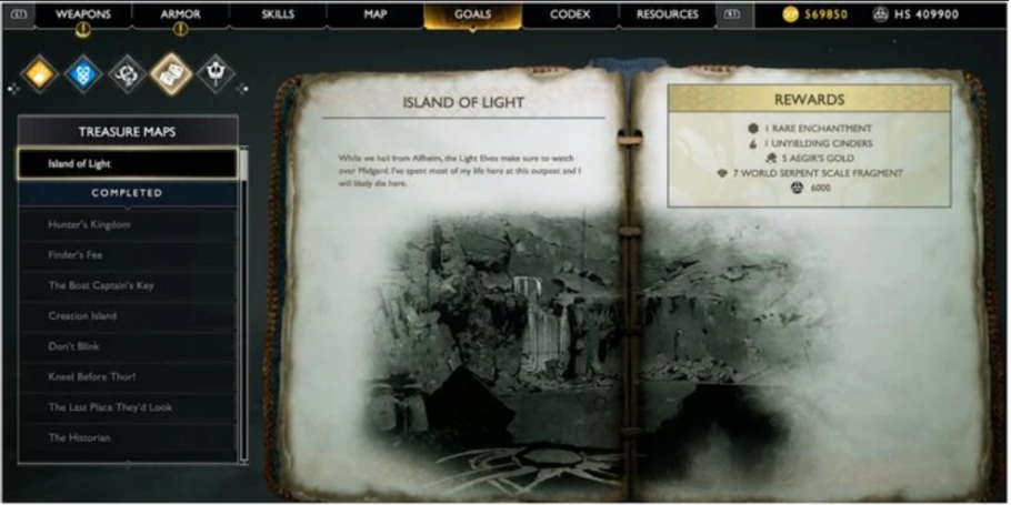 God of War: Como encontrar o tesouro “Ilha da Luz” - Critical Hits