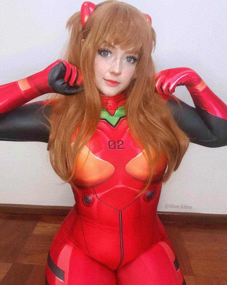 Evangelion - Brasileira fez um lindo cosplay da Asuka 