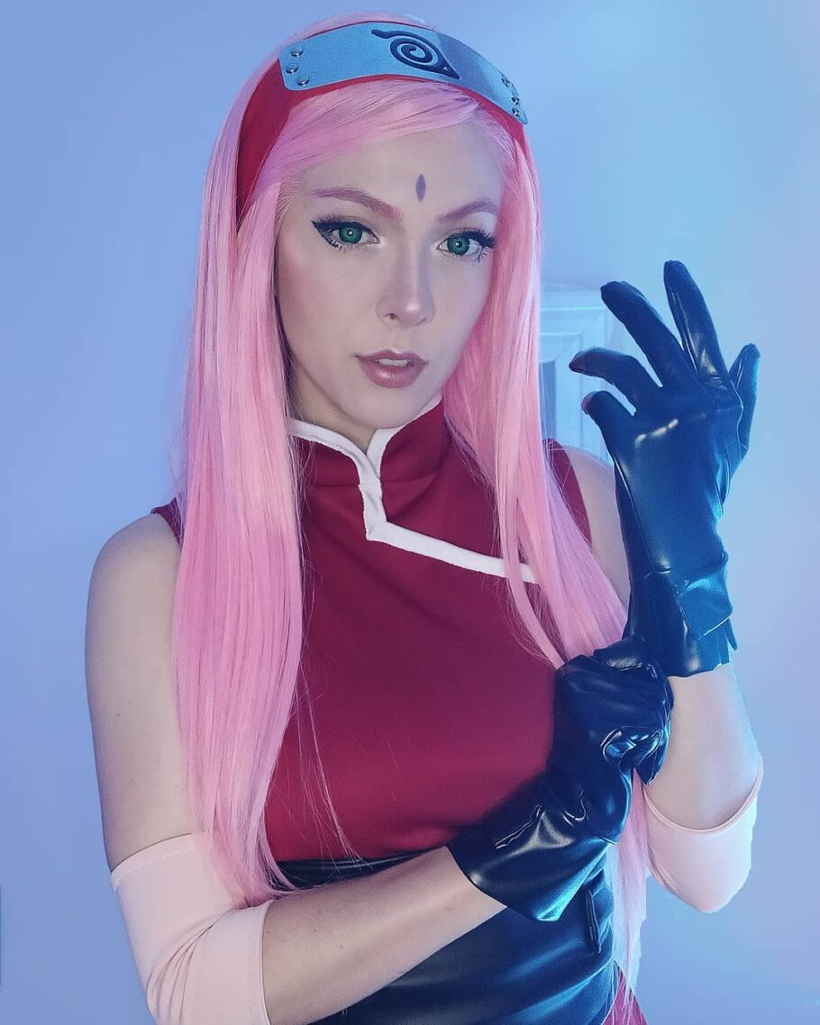Brasileira fez um cosplay insano da Sakura de Naruto