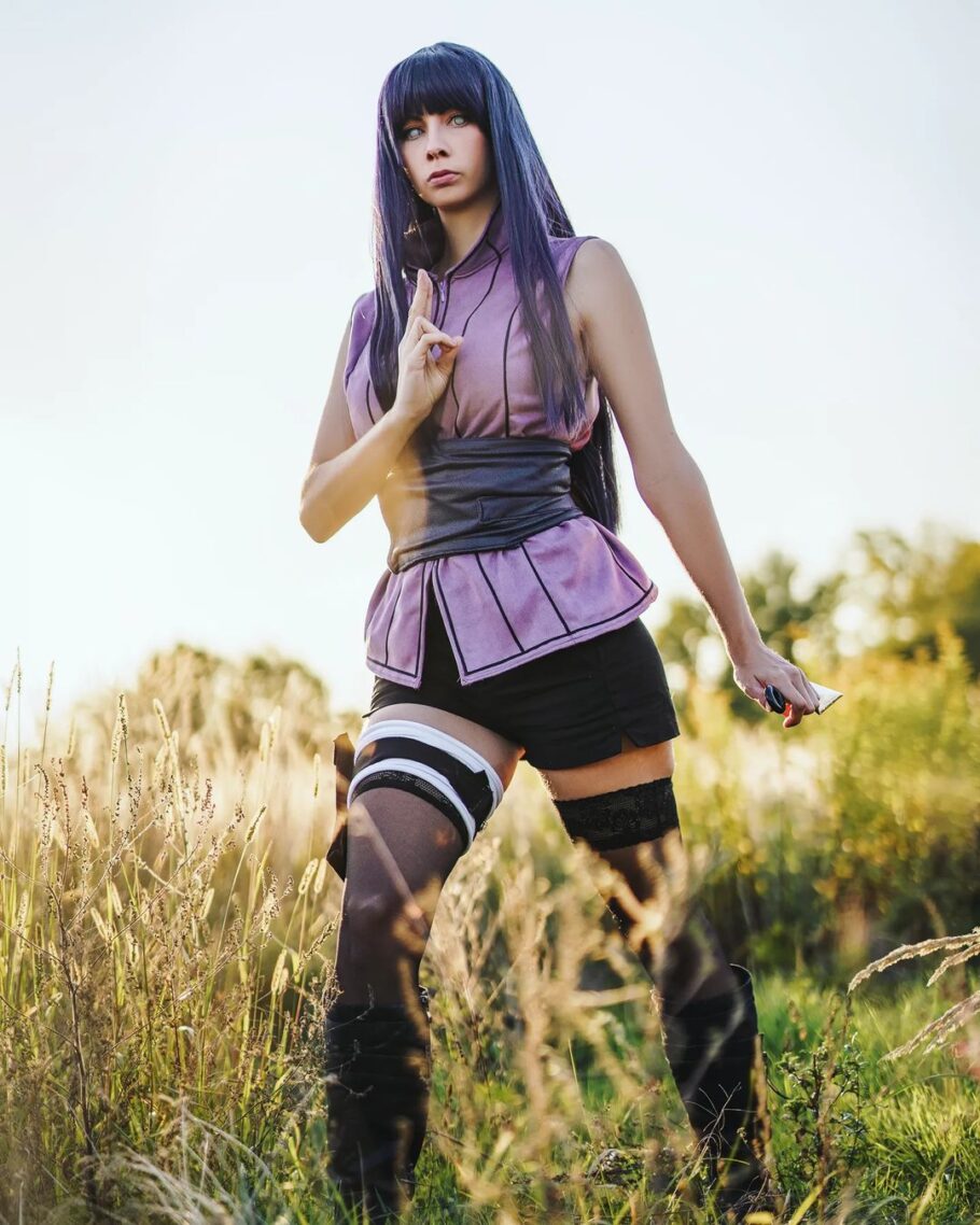 Naruto - Fã fez um lindo cosplay da Hinata