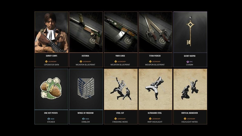 Atualização de Call of Duty traz itens especiais inspirados em Attack on Titan