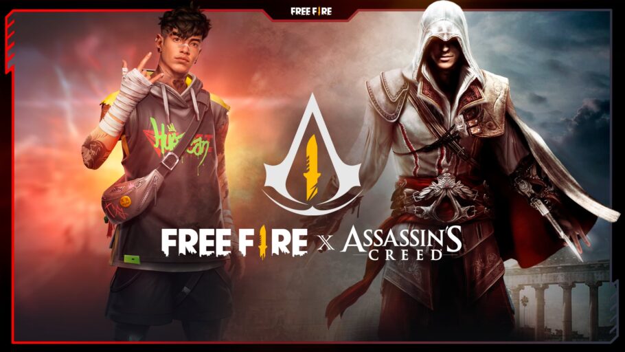 Free Fire anuncia crossover com Assassin's Creed
