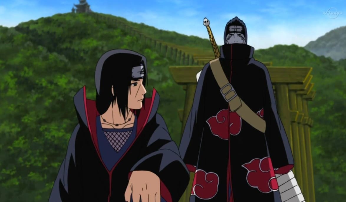 Por que Kisame e Itachi foram para a vila da folha no Naruto clássico?