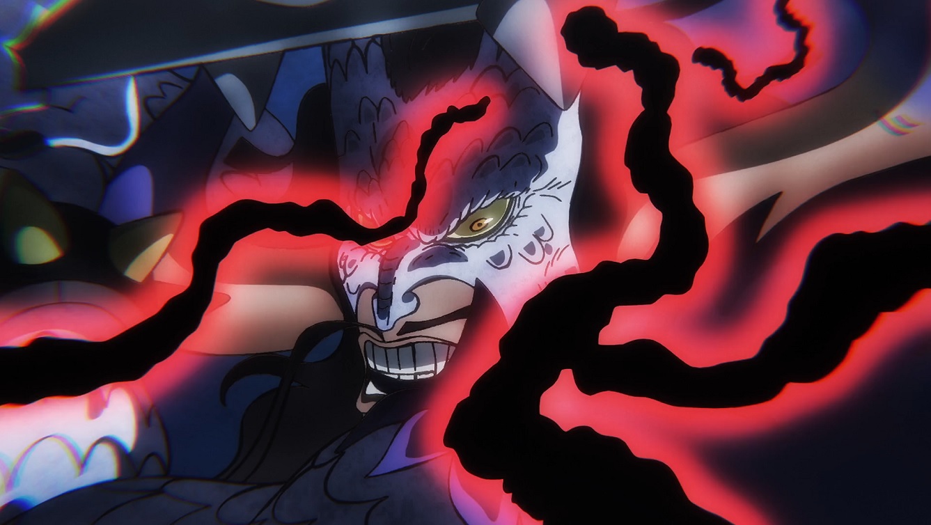 Nova abertura de One Piece revela o visual da forma híbrida de Kaido