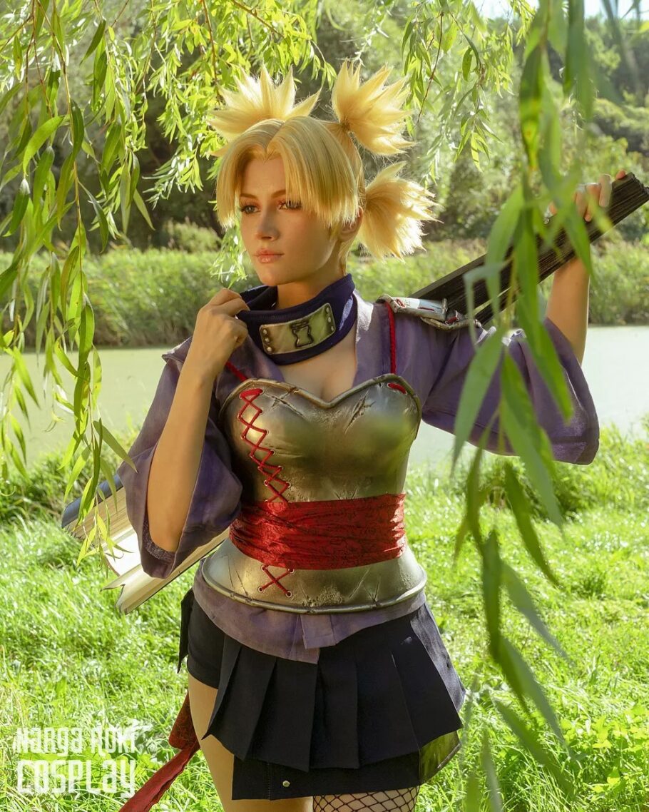 Cosplayer recriou lindamente a Temari de Naruto