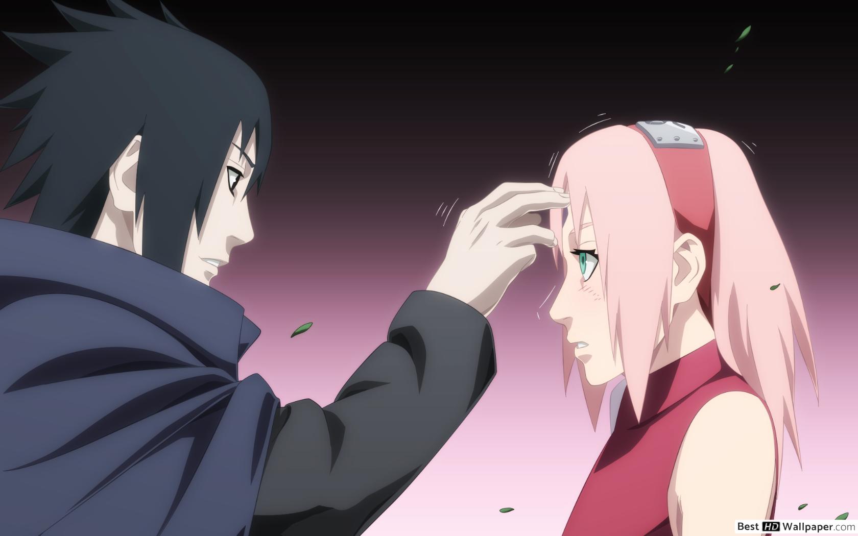 Sakura e Sasuke vendo as estrelas juntos 🌠