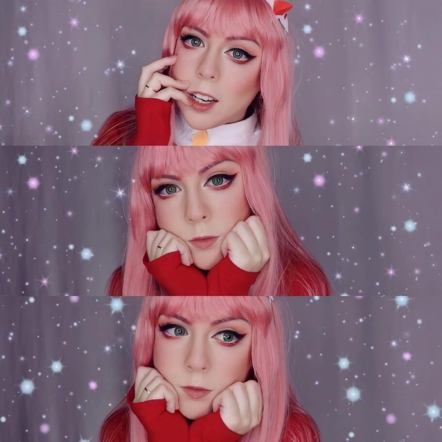 Brasileira fez um cosplay insano da Zero Two de Darling in The Franxx