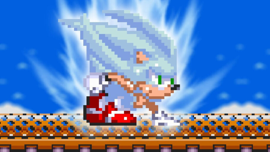 Super Sonic and Hyper Sonic in Sonic 1