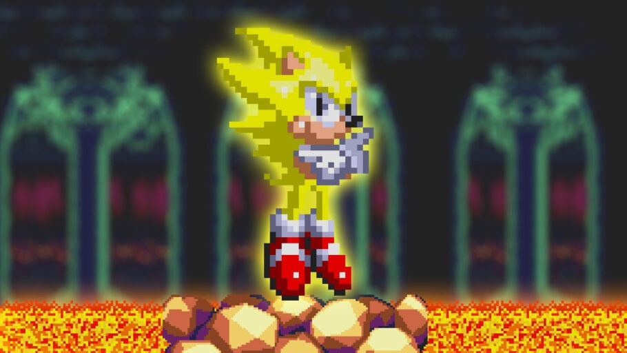 Um SONIC amarelo e TURBINADO 