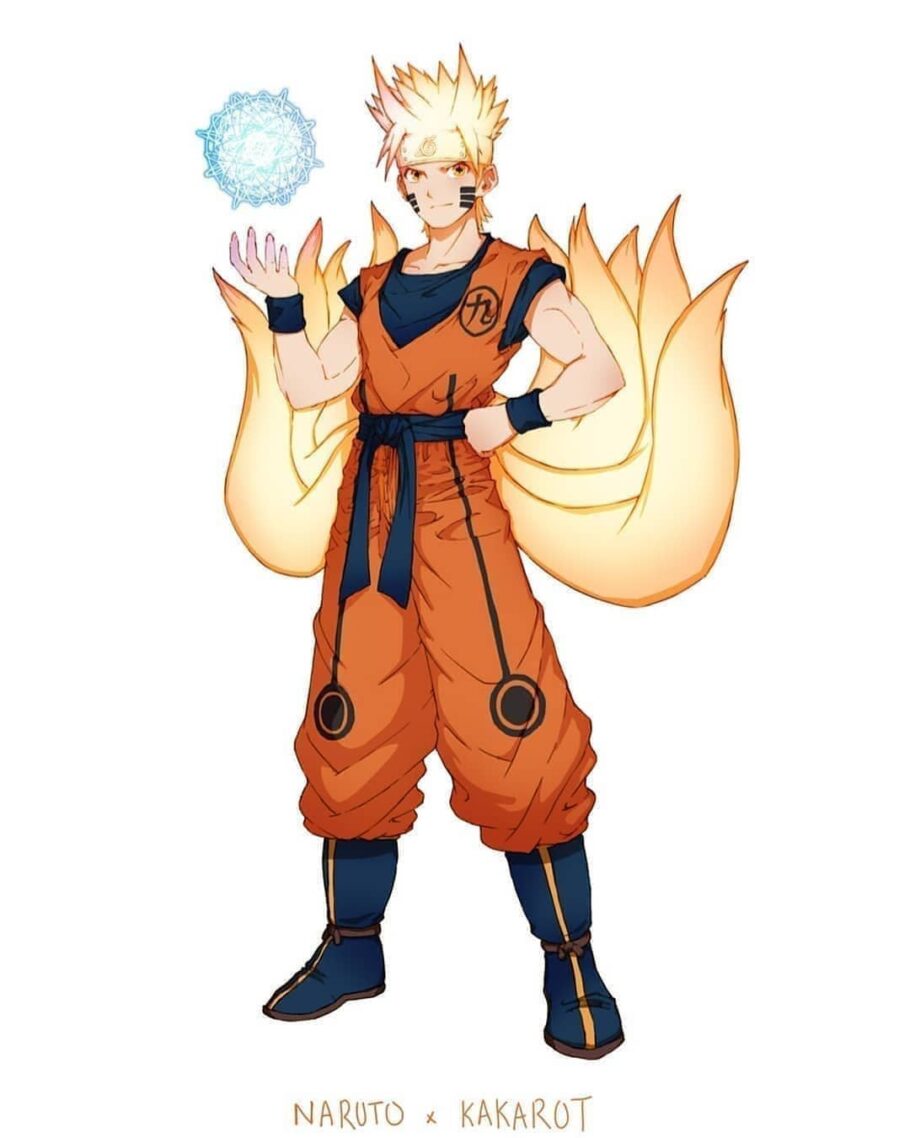 Como Desenhar o Goku Estilo Naruto - 🐉 Qual Nome ? 