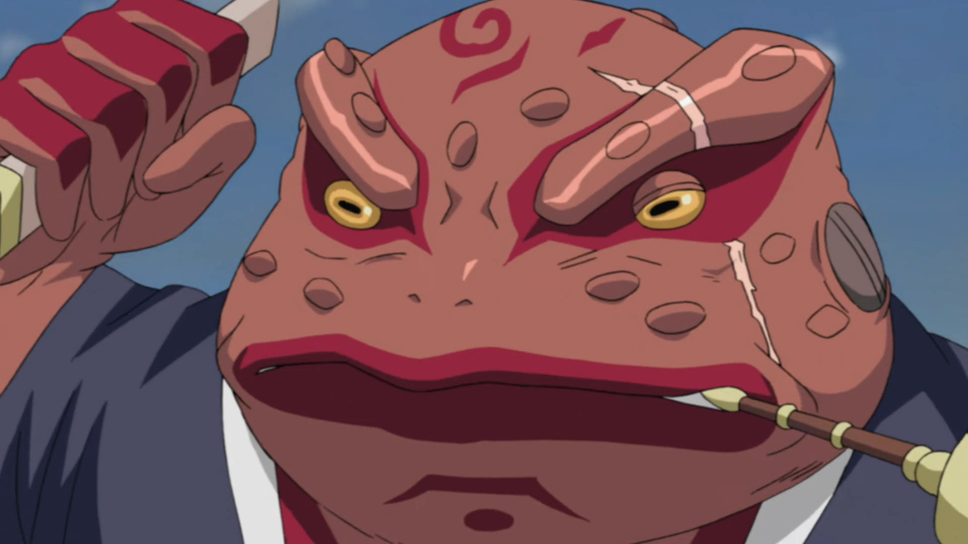 O quão forte é o Sapo Gamabunta em Naruto?