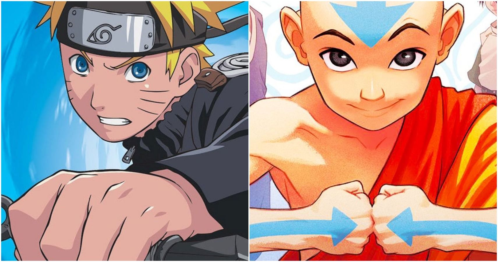 Artista imaginou um lindo crossover entre Avatar e Naruto