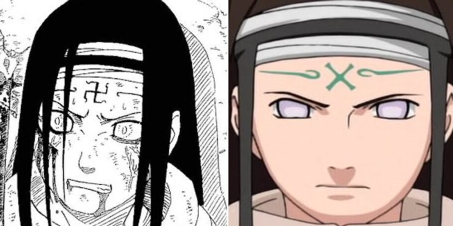 Naruto - O selo da maldição do Neji precisou ser alterado no anime, entenda o motivo