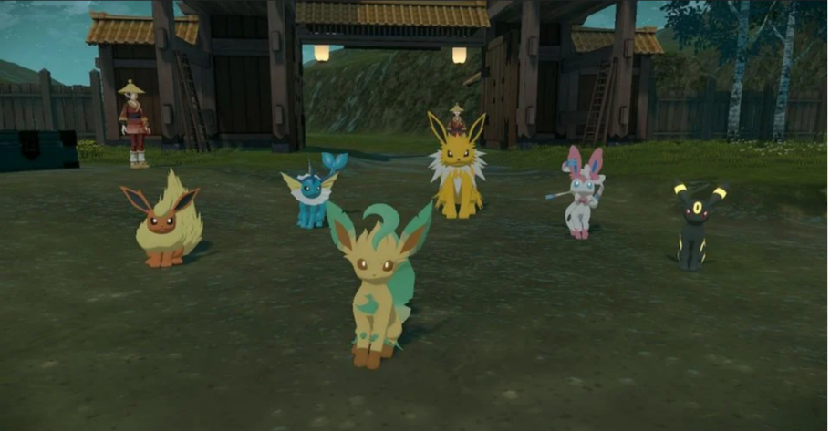 Pokémon Legends: Arceus - evoluções de Eevee - Como evoluir Eevee