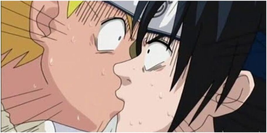 Naruto beija o Sasuke  Naruto Clássico - PT-BR 