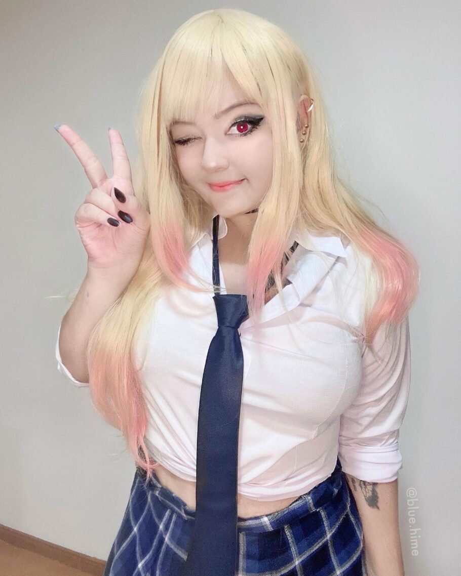 Sono Bisque Doll - Fã faz cosplay da Marin vestida de Bruxinha - AnimeNew