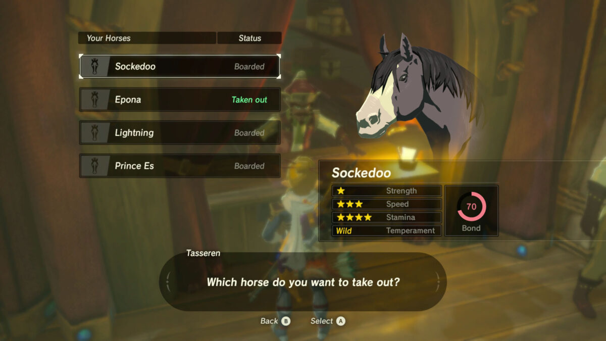 Todas as Montarias de The Legend of Zelda Breath of the Wild