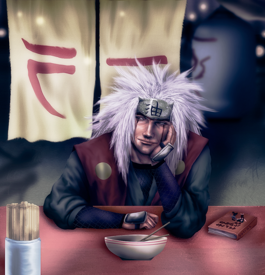 Naruto - Confira esta arte super realista incrível do Jiraiya