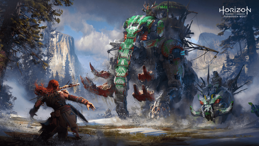 Sony revela gameplay de Horizon Forbidden West no PS4 base