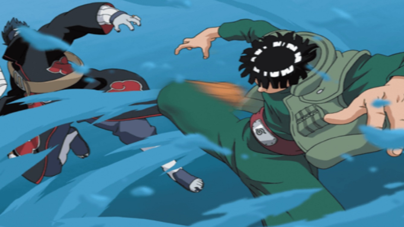 Guy seria capaz de parar o Pain durante a invasão da vila em Naruto?