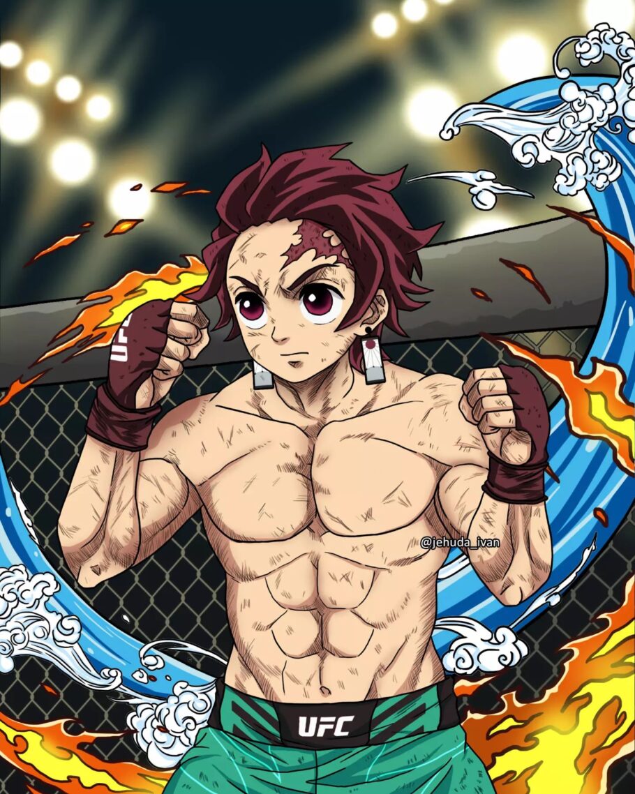 Demon Slayer - Artista imaginou o Tanjiro como um lutador de UFC