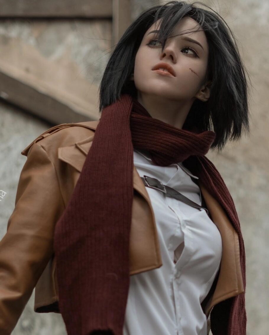 Attack on Titan - Fã fez um belo cosplay da Mikasa