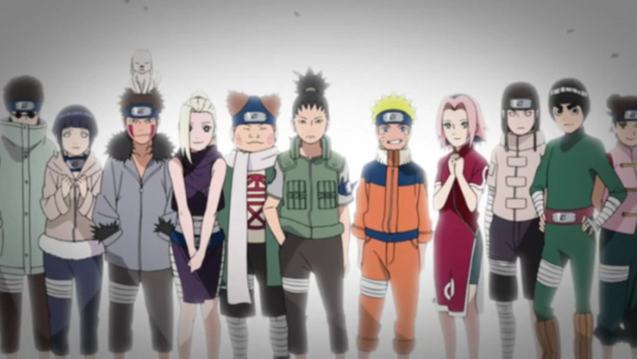 Com que idade cada um dos 11 de Konoha se tornaram Chunin em Naruto