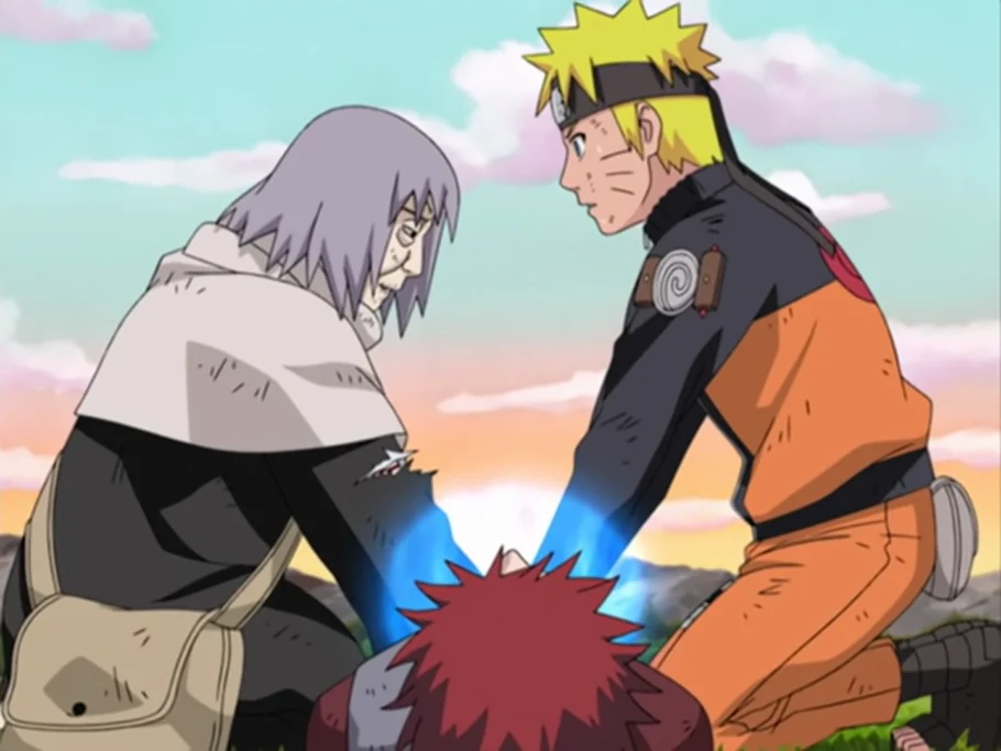 Naruto - Entenda qual era o Kinjutsu que a Chiyo usou para reviver Gaara