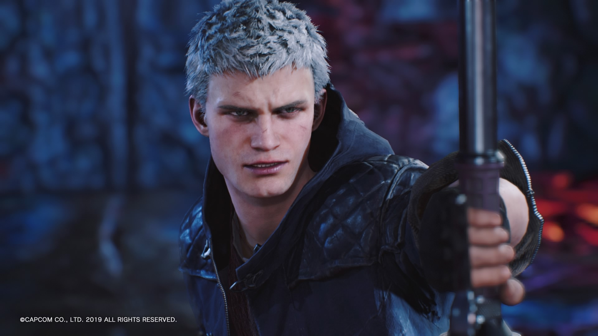 Nero Devil My Cry 4 - V V é um novo personagem introduzido em Devil May Cry  5. Ele é o terceiro personagem jogável do jogo. É um jovem alto e magro