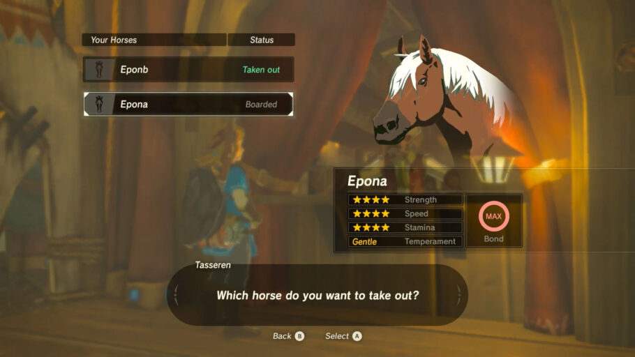 Epona The Legend of Zelda: Breath of the Wild