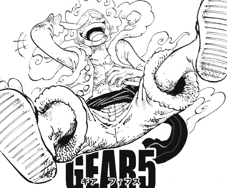 Vazamento de One Piece 1044 revela o visual do Gear 5