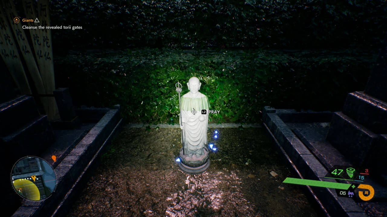 Ghostwire Tokyo Localização de todas as Estátuas Jizo Critical Hits