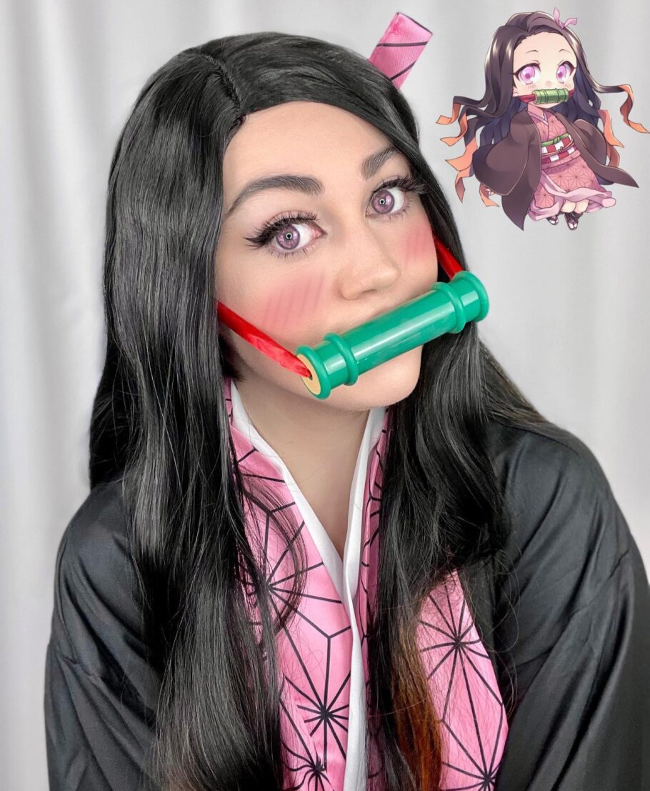 Confira este belo cosplay da Nezuko Kamado de Demon Slayer