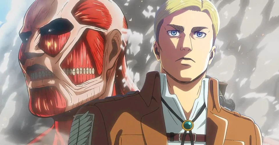 O que teria mudado em Attack on Titan se Erwin tivesse herdado o titã colossal?